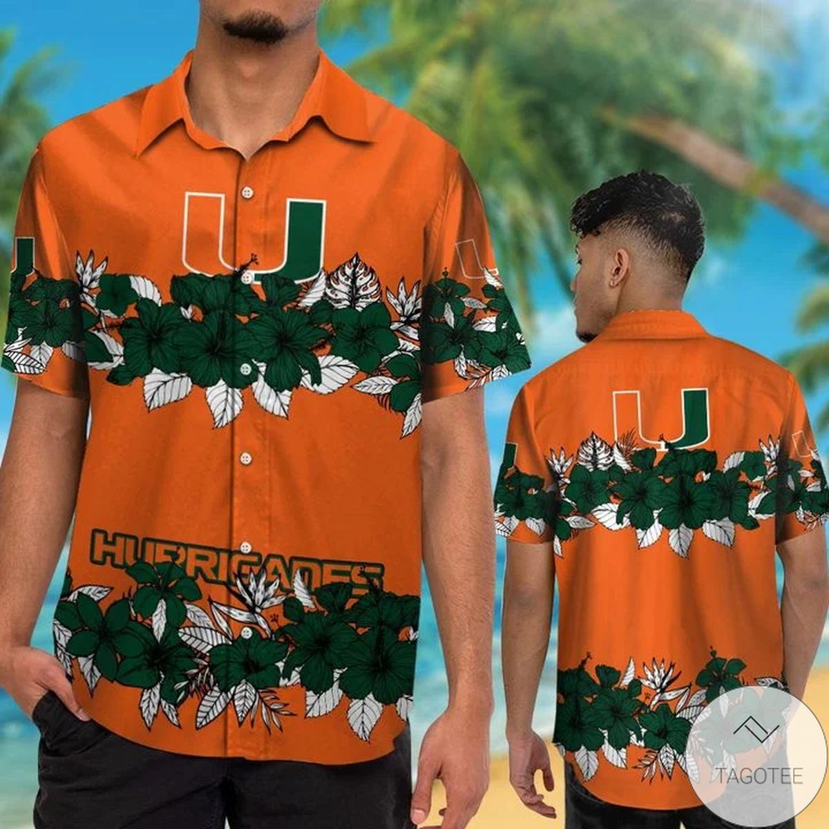 Miami Hurricanes Hawaiian Shirt Miami Hurricanes Hawaiian Shirt