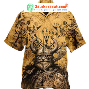 Meows Go To Heaven Bad Meows Go To Valhalla Hawaii Shirt
