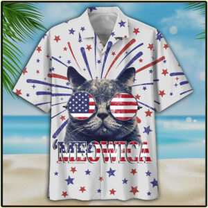 Meowica Cat Hawaiian Shirt