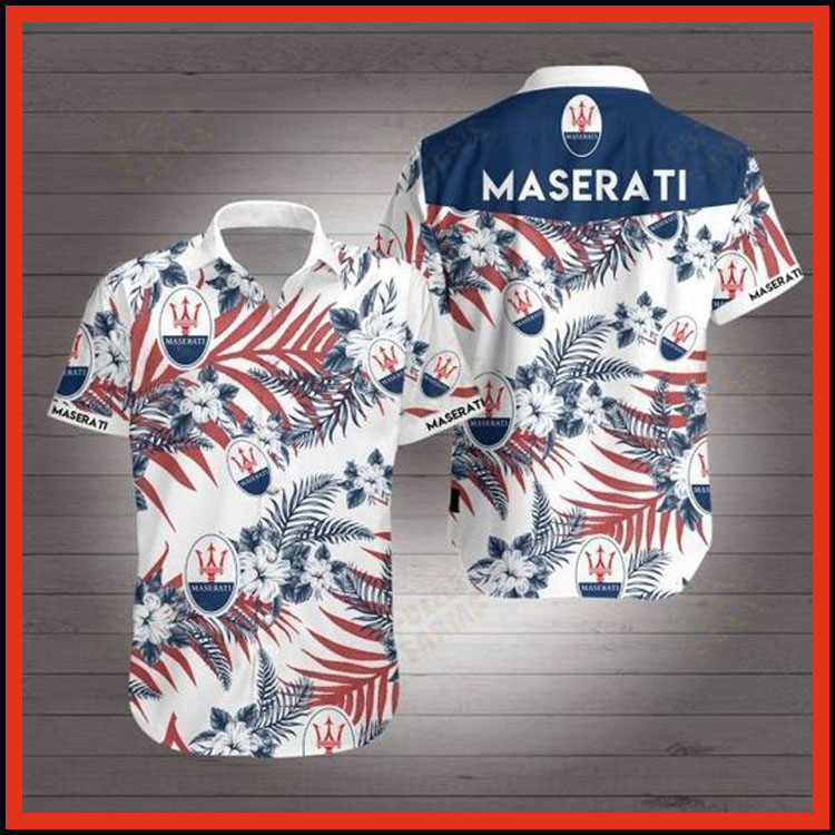 Maserati Hawaiian Shirt Maserati Hawaiian Shirt
