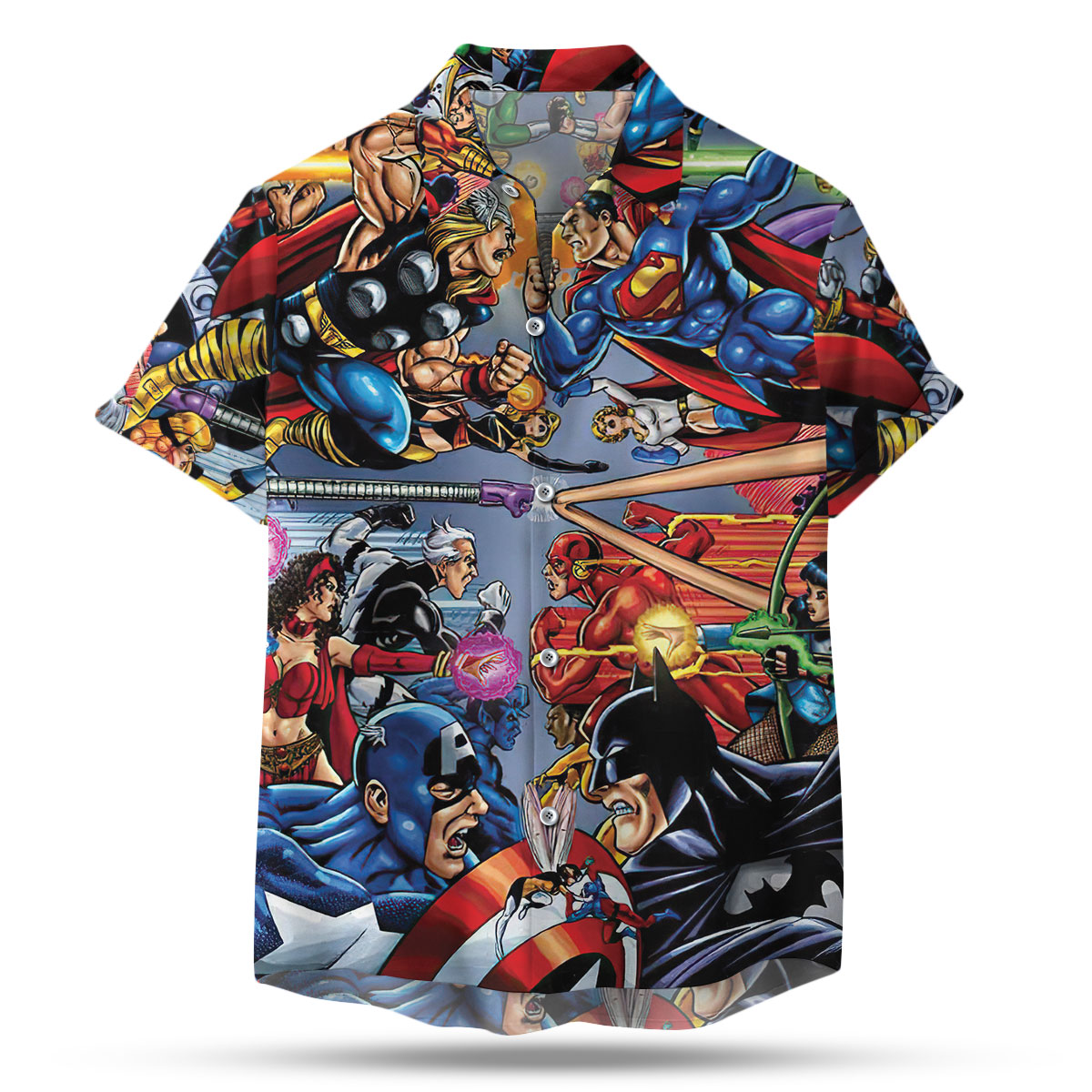 Marvel Vs Dc Hawaiian Shirt Marvel Vs Dc Hawaiian Shirt