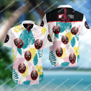 Marvel Comics Deadpool Summer Vacation Hawaiian Shirt