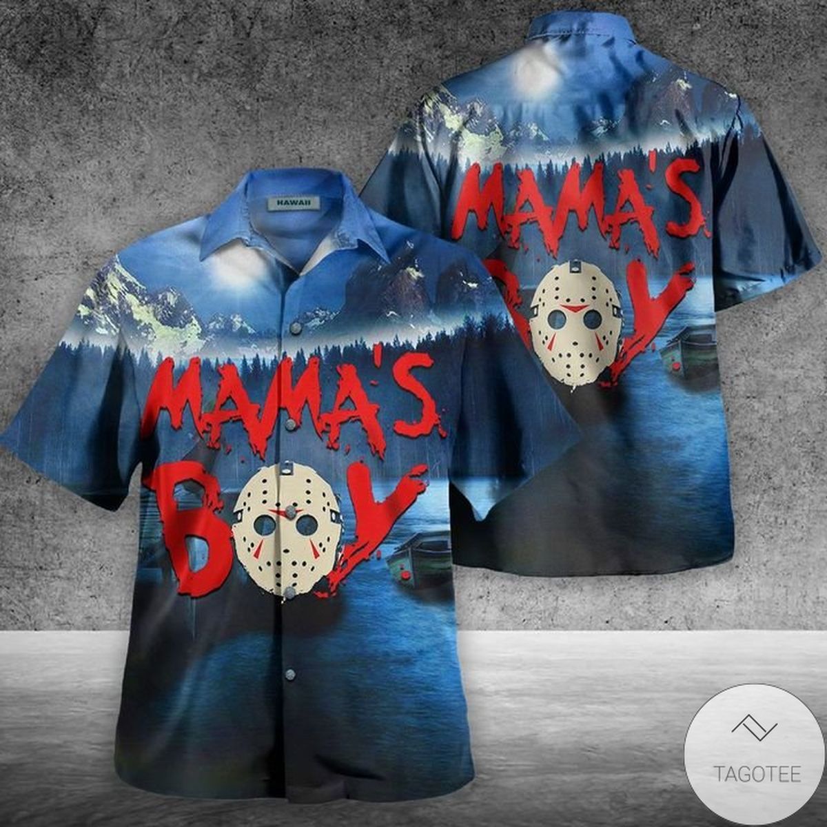 Mama?S Boy Jason Voorhees Hawaiian Shirt Mama?S Boy Jason Voorhees Hawaiian Shirt