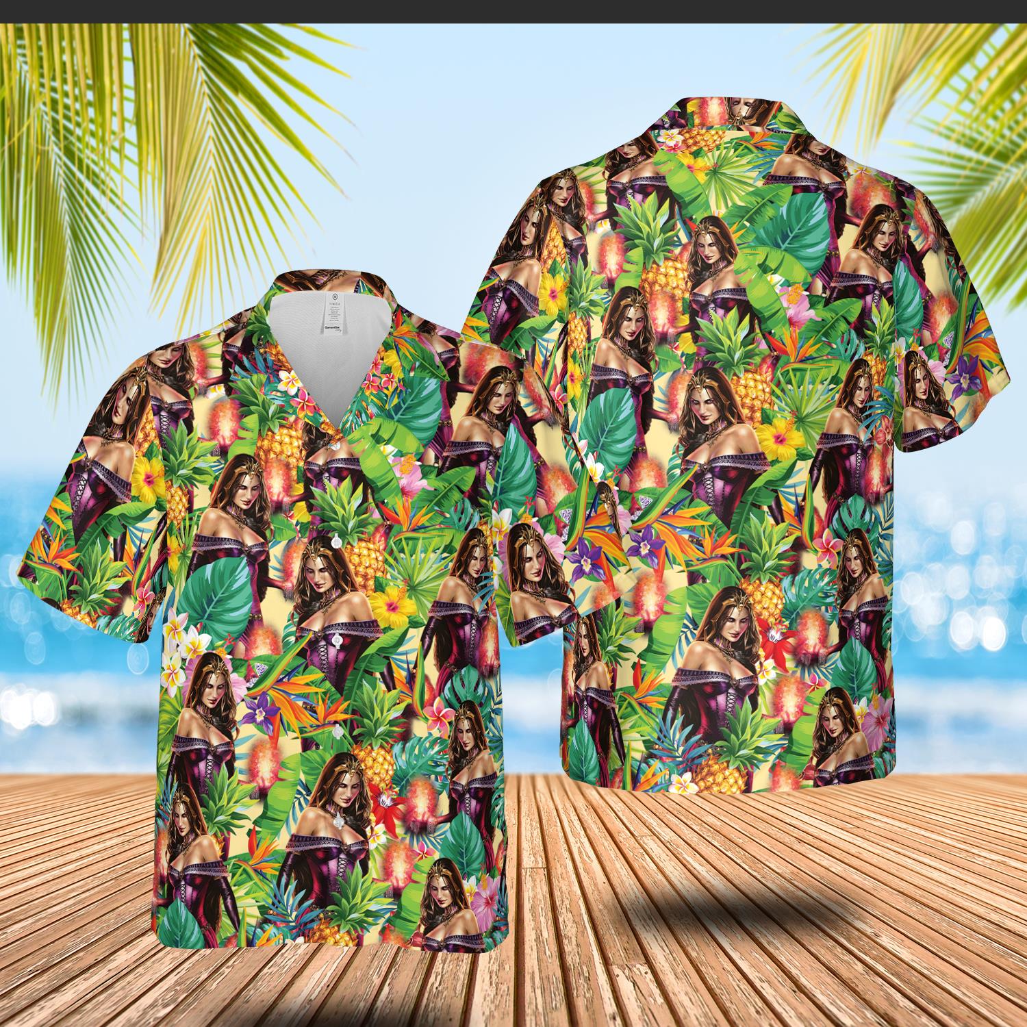Magic The Gathering Liliana Of The Veil Hawaiian Shirt Magic The Gathering Liliana Of The Veil Hawaiian Shirt