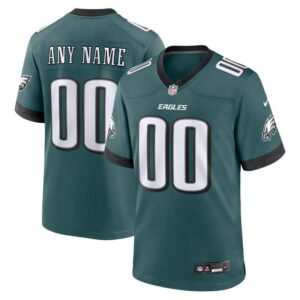 Philadelphia Eagles NFL Personalized Home Game Jersey – Name & Number
