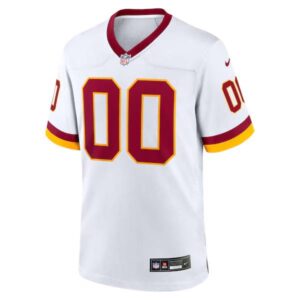 Washington Commanders NFL Personalized White Game Super Bowl Era Jersey – Name & Number