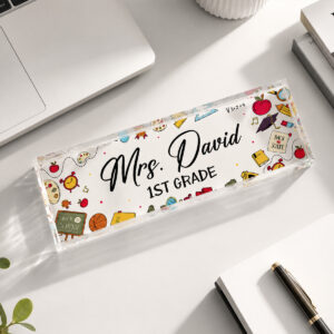 Personalized Teacher Name Plate, Custom Acrylic Desk Name Plate, Teacher Classroom Desk Sign, Teacher Appreciation Gift, Back to School Gift 1 personalized teacher name plate custom acrylic desk name plate teacher classroom desk sign teacher appreciation gift back to school gift 1.jpg