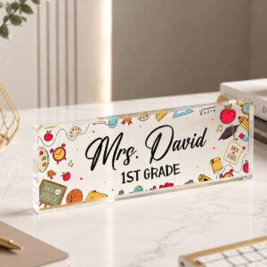 Personalized Teacher Name Plate, Custom Acrylic Desk Name Plate, Teacher Classroom Desk Sign, Teacher Appreciation Gift, Back to School Gift 3 personalized teacher name plate custom acrylic desk name plate teacher classroom desk sign teacher appreciation gift back to school gift 3.jpg