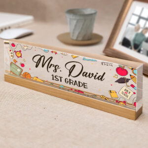 Personalized Teacher Name Plate, Custom Acrylic Desk Name Plate, Teacher Classroom Desk Sign, Teacher Appreciation Gift, Back to School Gift 5 personalized teacher name plate custom acrylic desk name plate teacher classroom desk sign teacher appreciation gift back to school gift 4.jpg