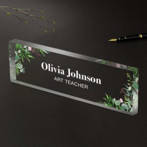 Personalized Name Desk Plate, Custom Desk Plaque, Acrylic Name Plate for Desk, Gifts for Coworker, Christmas Gift for Boss, New Job Gifts 2 benicee shop personalized name desk plate custom desk plaque acrylic name plate for desk gifts for coworker christmas gift for boss new job gifts 4.jpg