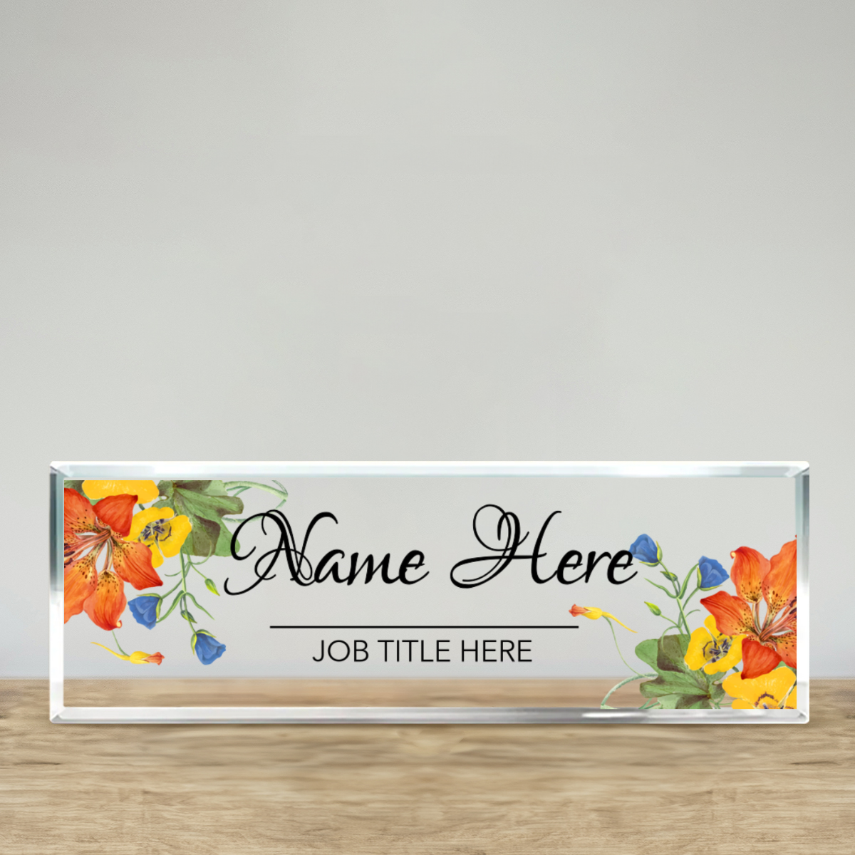 Desk Plaque, Custom Name Plate for Desk, Personalized Name Sign Acrylic Plaque, Flowers Designs On Acrylic Block, Gift for Women, Office Desk Decor Desk Plaque, Custom Name Plate for Desk, Personalized Name Sign Acrylic Plaque, Flowers Designs On Acrylic Block, Gift for Women, Office Desk Decor