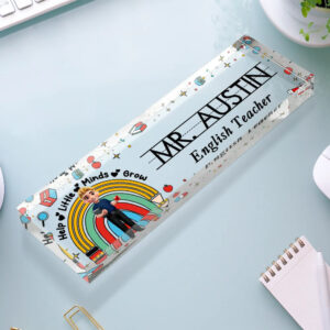 Teacher Helping Little Minds Grow - Personalized Desk Name Plate 2 TeacherHelpingLittleMindsGrow PersonalizedDeskNamePlate TI027 VKT012 MK2.jpg