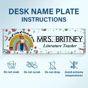 Teacher Helping Little Minds Grow - Personalized Desk Name Plate 5 TeacherHelpingLittleMindsGrow PersonalizedDeskNamePlate TI027 VKT012 MK5.jpg