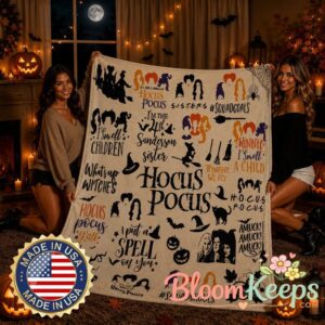 Hocus Pocus Super Soft Halloween Throw Blanket