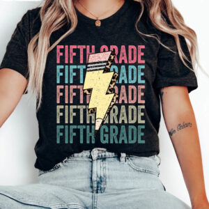 Fifth Grade Funny Shirt, Back To School Unisex Hoodie Long Sleeve