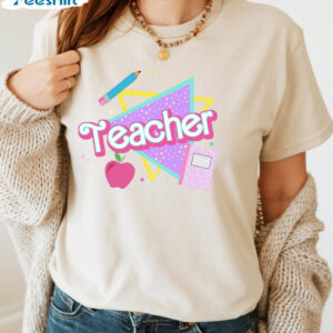 5 teacher shirt pink teacher shirt colorful teacher shirt 90s shirt 90s teacher shirt colorful 1.jpg