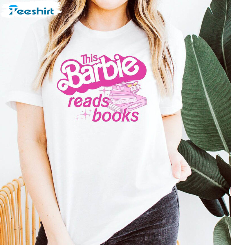 Barb Reading Shirt, Barb Movie Cute Crewneck Unisex Hoodie Barb Reading Shirt, Barb Movie Cute Crewneck Unisex Hoodie