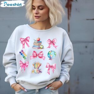 Groovy Back To School Sweatshirt , Cool Design Coquette Teacher Shirt Short Sleeve 2 7 teacher bows appreciation teacher sublimation sublimation png teacher shirt back to school 2.jpg