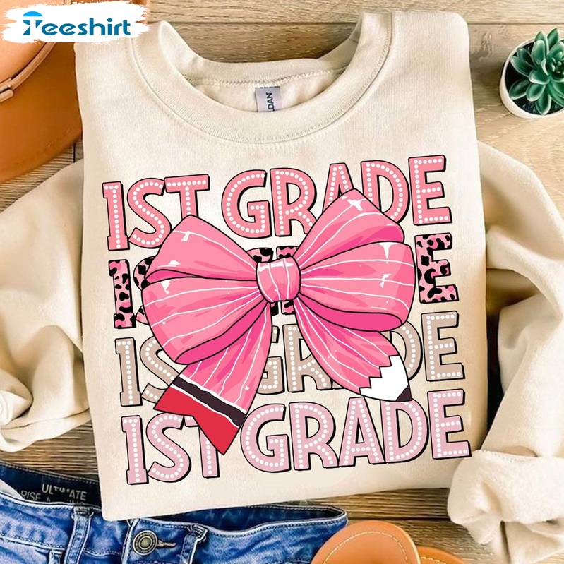 Coquette Teacher Inspirational Shirt, Limited Pencil Coquette Bow Tee Tops Sweater Coquette Teacher Inspirational Shirt, Limited Pencil Coquette Bow Tee Tops Sweater