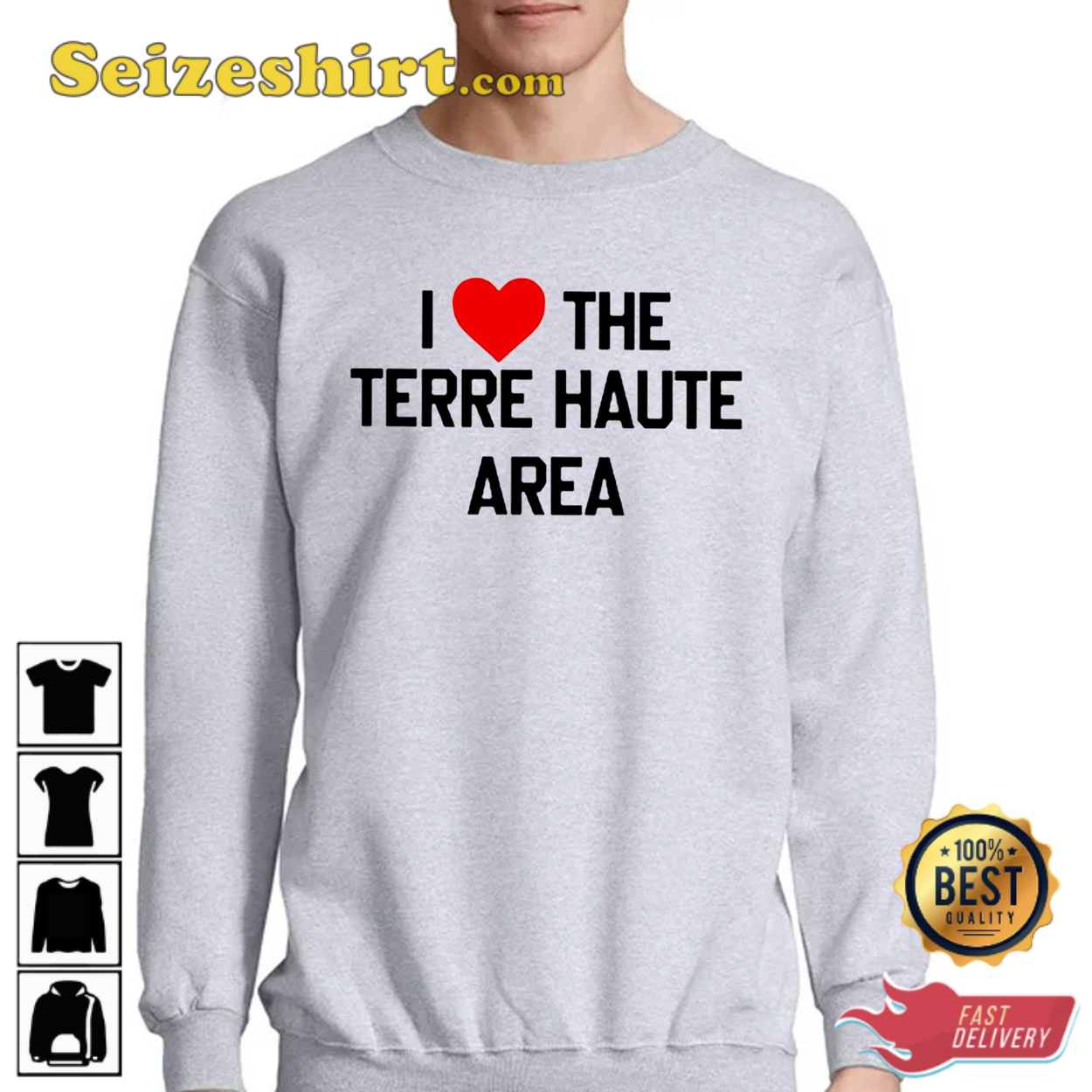 I Love The Terre Haute Area T-Shirt I Love The Terre Haute Area T-Shirt