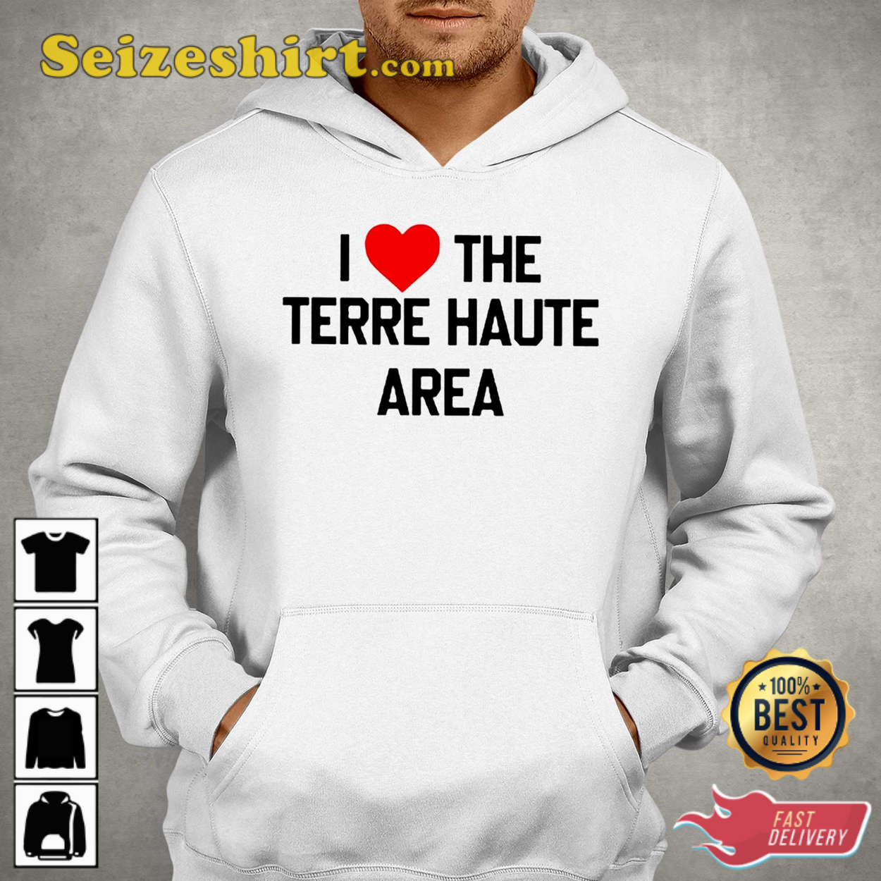 I Love The Terre Haute Area T-Shirt I Love The Terre Haute Area T-Shirt