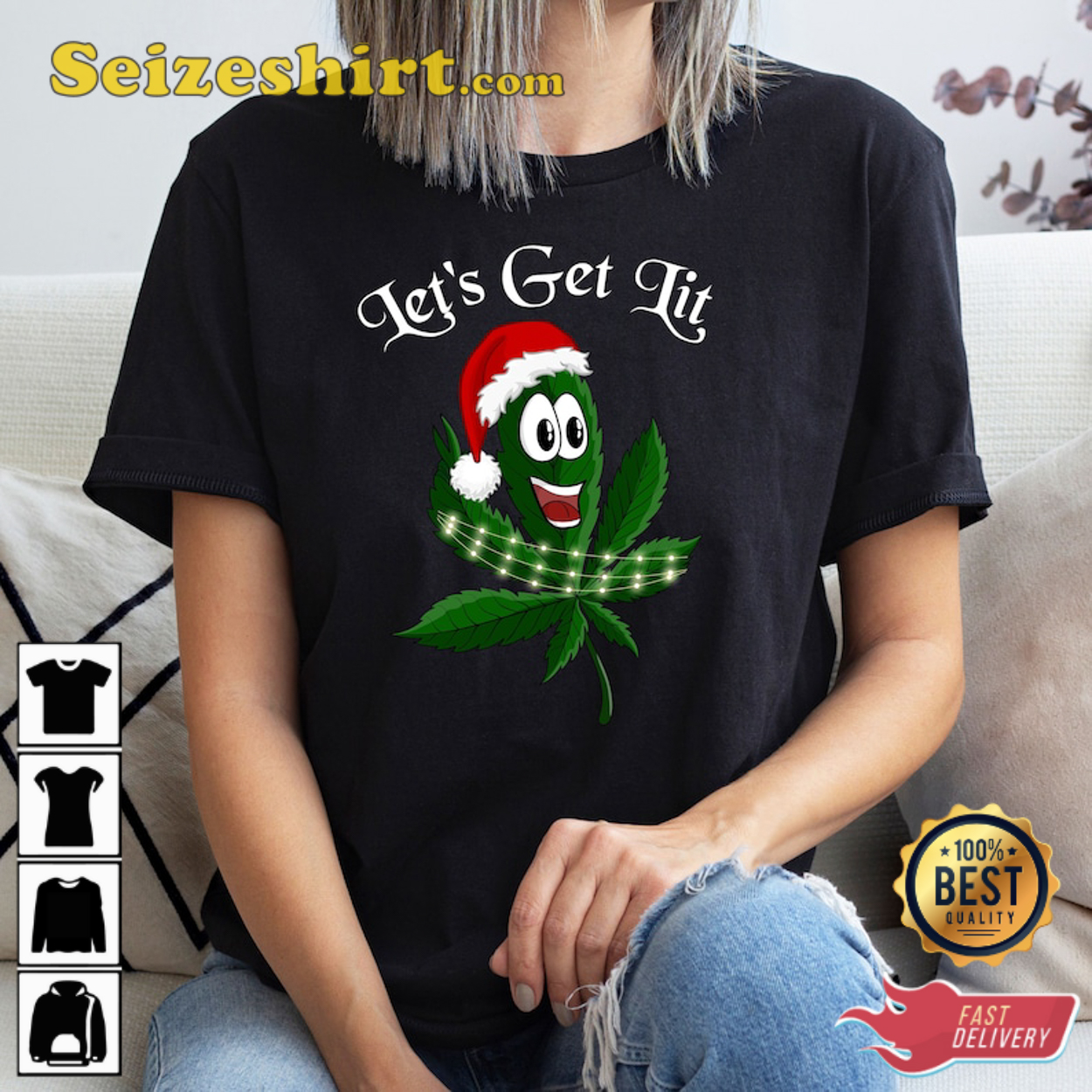 Weed Christmas Shirt, Santa Cannabis T-Shirt, Holiday Marijuana Tshirt, Weed Leaf Xmas Shirt Weed Christmas Shirt, Santa Cannabis T-Shirt, Holiday Marijuana Tshirt, Weed Leaf Xmas Shirt