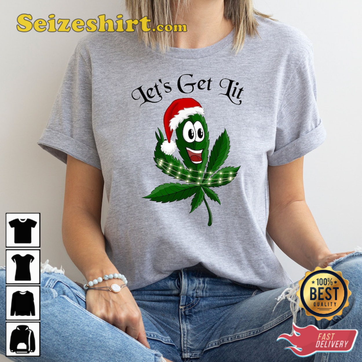 Weed Christmas Shirt, Santa Cannabis T-Shirt, Holiday Marijuana Tshirt, Weed Leaf Xmas Shirt Weed Christmas Shirt, Santa Cannabis T-Shirt, Holiday Marijuana Tshirt, Weed Leaf Xmas Shirt