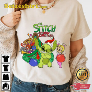 Stitch Who Stole Christmas Sweatshirt Stitch Christmas Shirt Lilo And Stitch 2.jpg