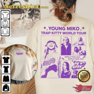 Young Miko Trap Kitty World Tour 2026 Baby Miko Itsyoungmiko Concert T-Shirt 1 Young Miko Trap Kitty World Tour 2023 Baby Miko Itsyoungmiko Concert T Shirt 2.jpg