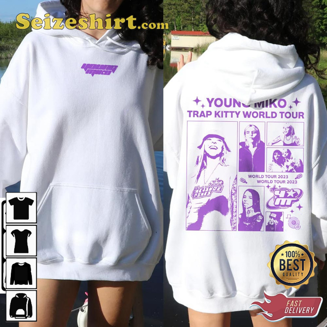 Young Miko Trap Kitty World Tour 2026 Baby Miko Itsyoungmiko Concert T-Shirt Young Miko Trap Kitty World Tour 2026 Baby Miko Itsyoungmiko Concert T-Shirt