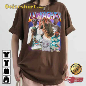 Lil Yachty Merch Rap Drake Lil Yachty Clothing Wock To Poland 90s Vintage T-Shirt