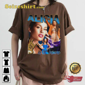 Alicia Keys World Tour 2026 The Diary of Alicia Music Concert T-Shirt