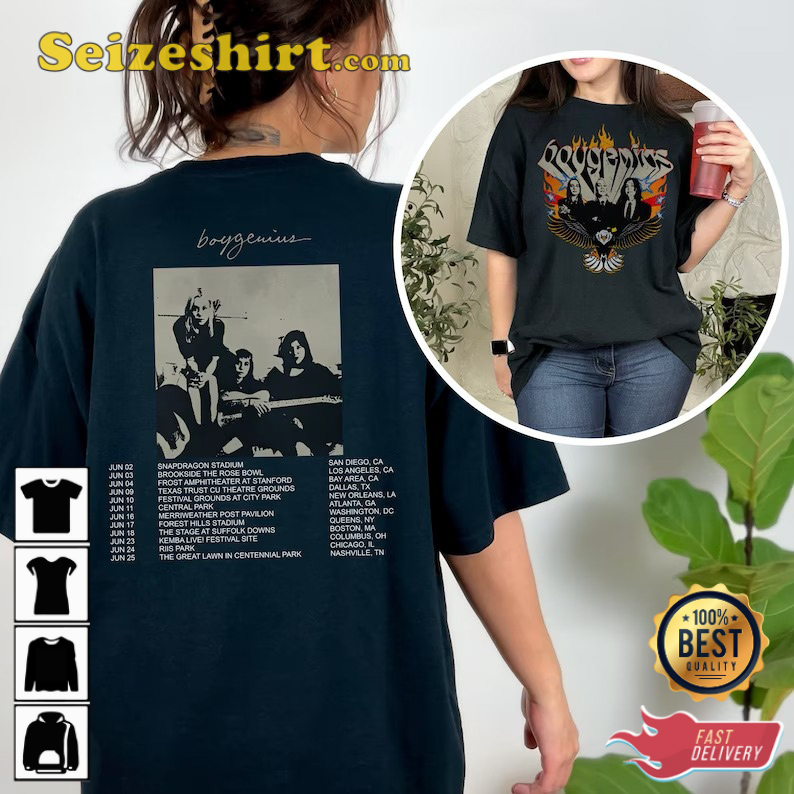 Boygenius Rock Music Reset World Tour 2026 T-Shirt Boygenius Rock Music Reset World Tour 2026 T-Shirt