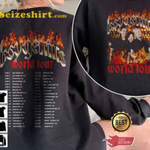 Boygenius Rock Band Music Reset World Tour 2026 Unisex T-Shirt