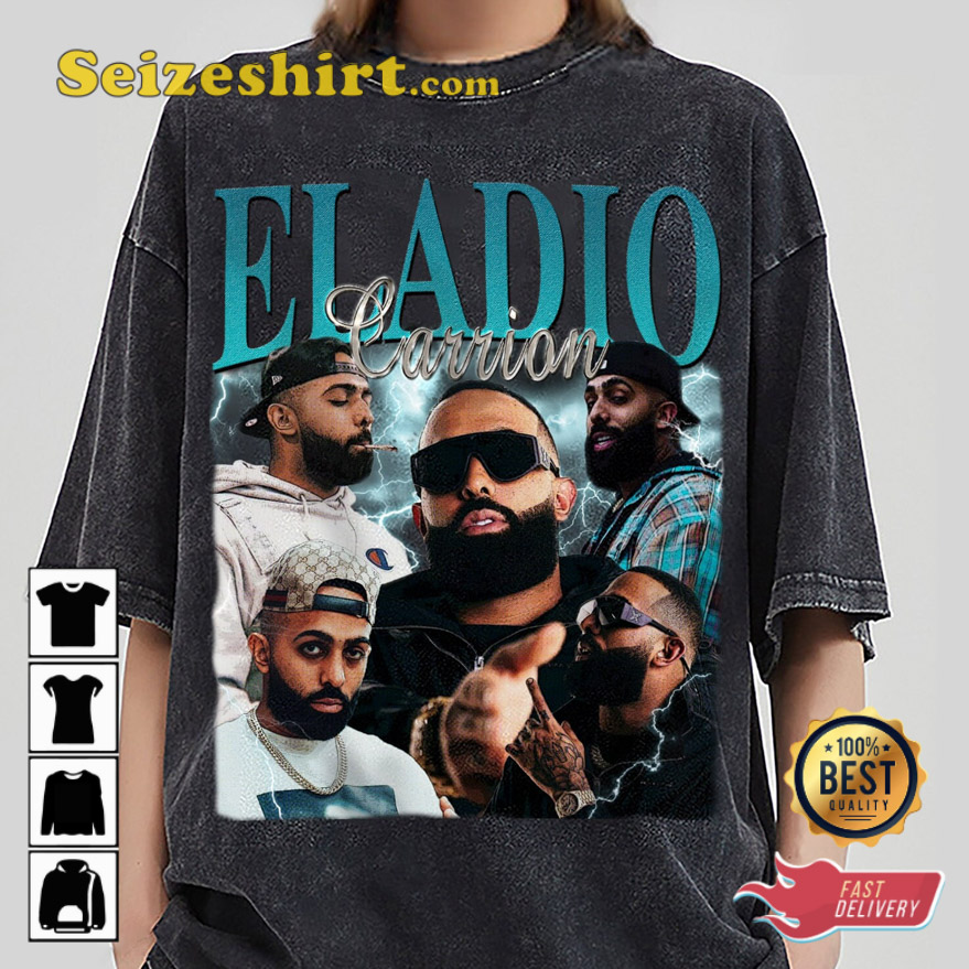 Eladio Carrion Concert Hip Hop Rapper T-shirt Eladio Carrion Concert Hip Hop Rapper T-shirt