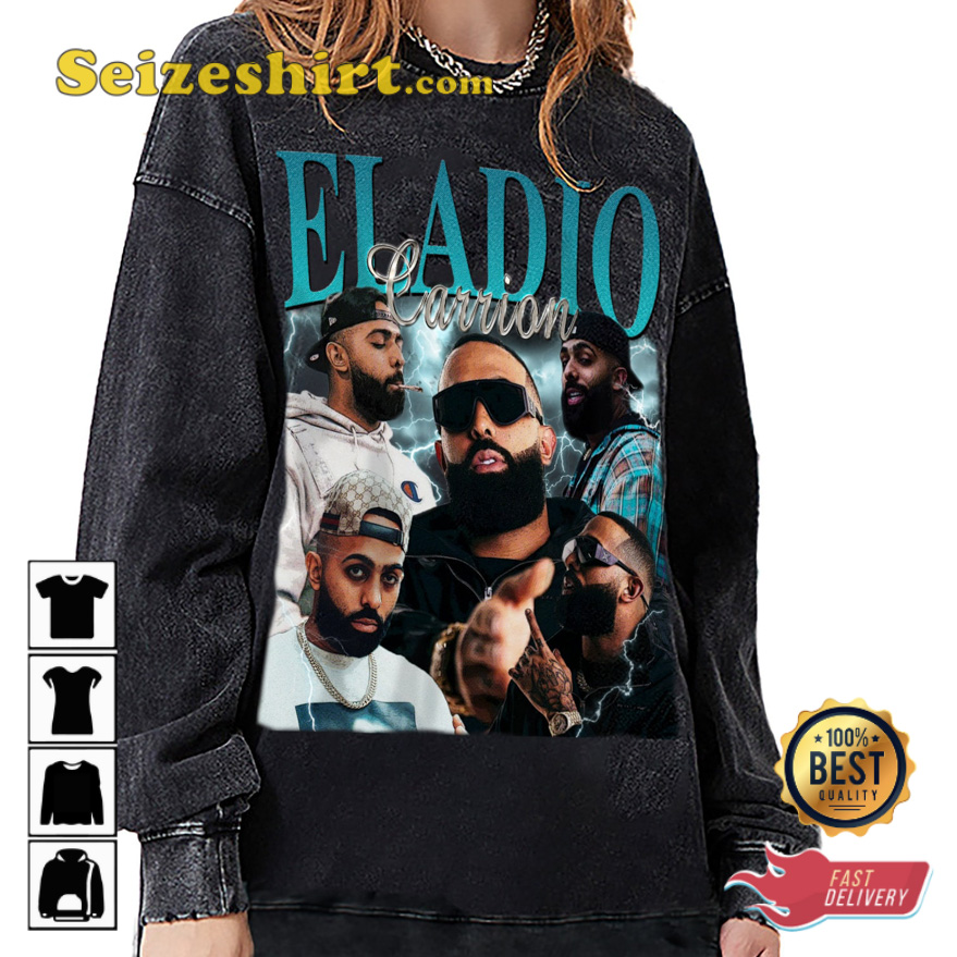 Eladio Carrion Concert Hip Hop Rapper T-shirt Eladio Carrion Concert Hip Hop Rapper T-shirt
