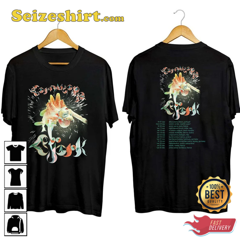 Björk 2026 European Cornucopia Tour Shirt Björk 2026 European Cornucopia Tour Shirt