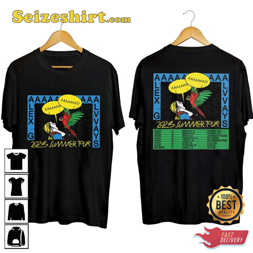 Alvvays and Alex G 2026 Tour T-Shirt Alvvays and Alex G 2026 Tour T-Shirt