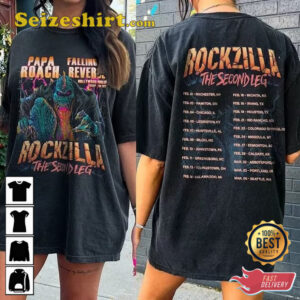 Rockzilla The Second Leg Tour 2026 Trending Unisex T-Shirt