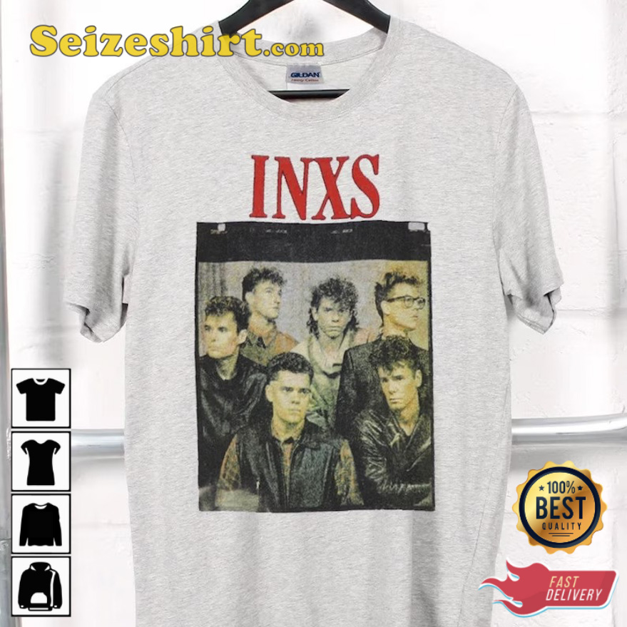 1984 INXS I Send A Message Tour T-Shirt 1984 INXS I Send A Message Tour T-Shirt