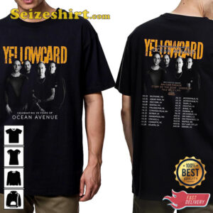 Yellowcard Celebrating 20 Years Of Ocean Avenue Tour 2026 T-Shirt