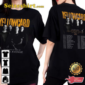 Yellowcard Celebrating 20 Years Of Ocean Avenue Tour 2023 T Shirt 2.jpg