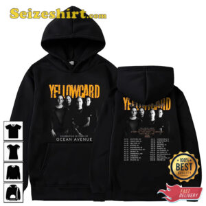 Yellowcard Celebrating 20 Years Of Ocean Avenue Tour 2023 T Shirt 3.jpg