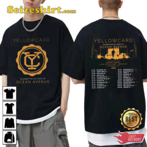 Yellowcard Celebrating 20 Years Of Ocean Avenue Cotton Unisex T Shirt 2.jpg
