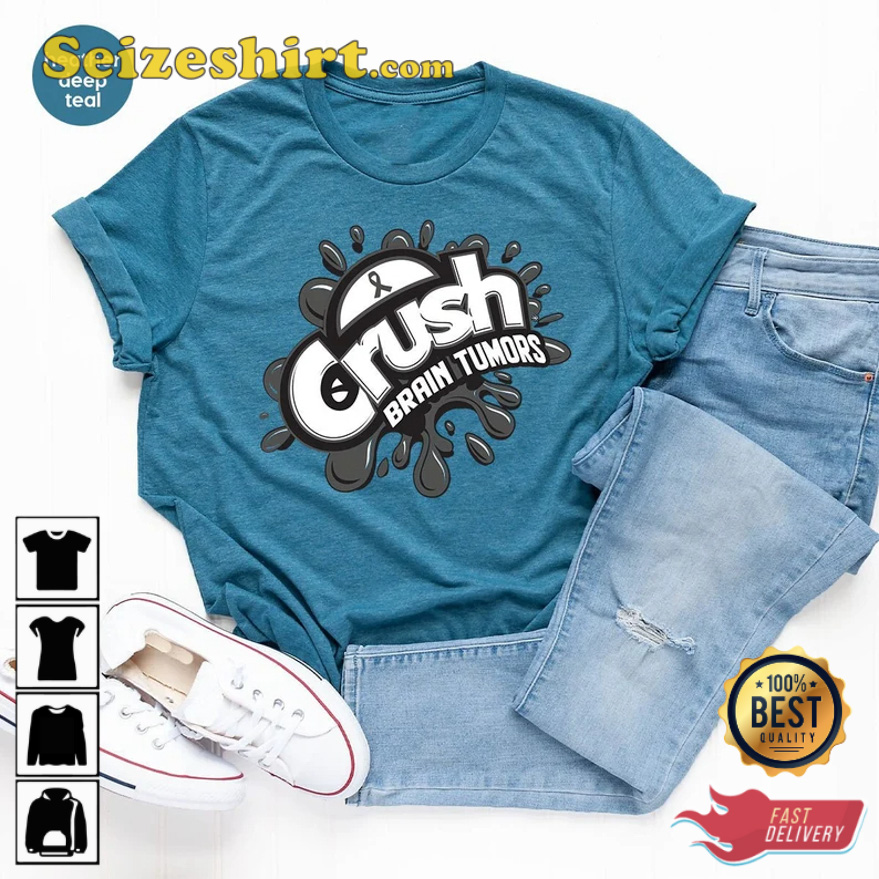 Brain Tumor Crush Graphic T-Shirt Brain Tumor Crush Graphic T-Shirt