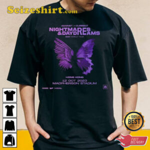 Against The Current Nightmares Day Dreams 2026 World Tour T-Shirt