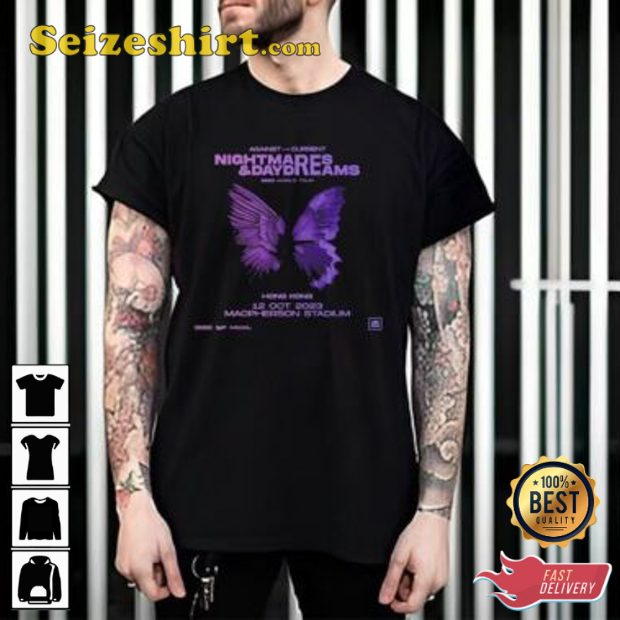 Against The Current Nightmares Day Dreams 2026 World Tour T-Shirt Against The Current Nightmares Day Dreams 2026 World Tour T-Shirt