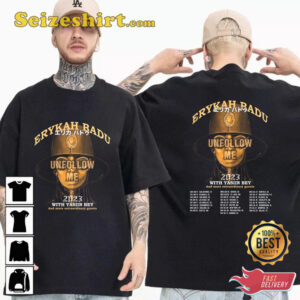 Retro Erykah Badu Unfollow Me World Tour 2026 T-Shirt