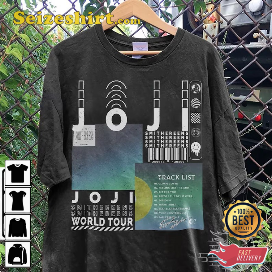 Vintage Joji Tee Album Smithereens Pandemonium Tour 2026 T-Shirt Vintage Joji Tee Album Smithereens Pandemonium Tour 2026 T-Shirt