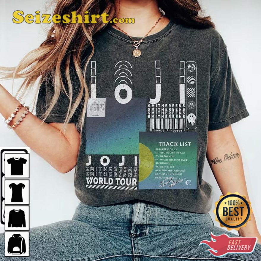 Vintage Joji Tee Album Smithereens Pandemonium Tour 2026 T-Shirt Vintage Joji Tee Album Smithereens Pandemonium Tour 2026 T-Shirt